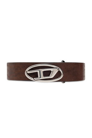 Diesel 'OVAL D LOGO B-1DR-LAYER' leather belt | Men's